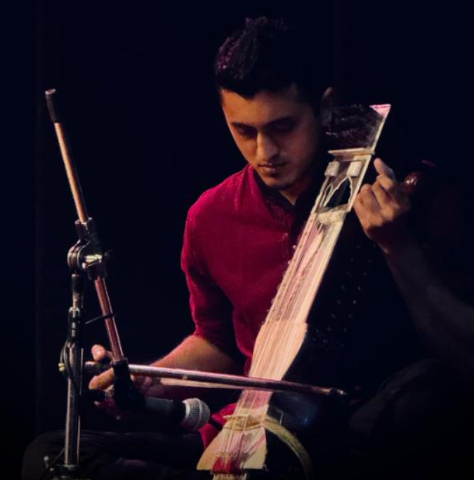 Reuben Composer, sarangi player and writer