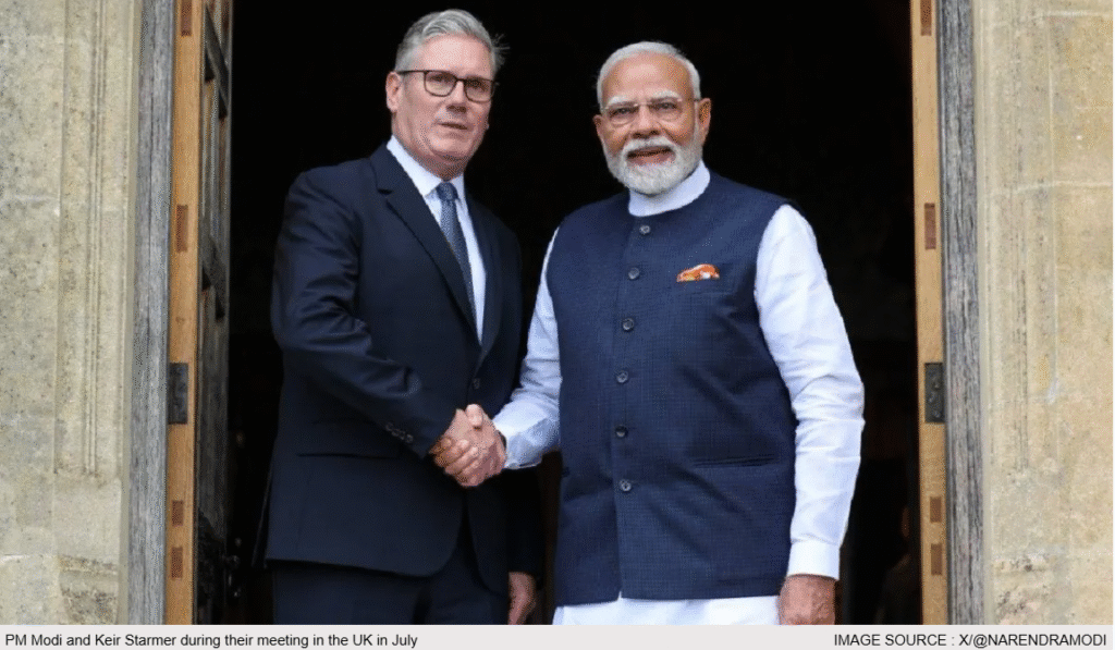 Keir Starmer UK PM and India PM to meet on 8th October 2025, globalbharatiya.info