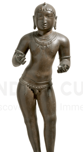 sambandar the balsant (child saint) idol found and returned to India. Bharat. Repatriation from Australia.